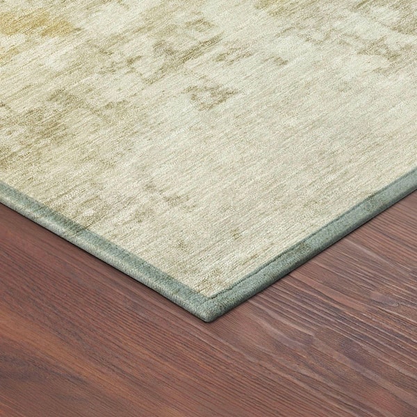 Chantille Machine Washable Indoor/Outdoor Abstract ACN2371 Putty 2 ft. x 3 ft. Accent Rug