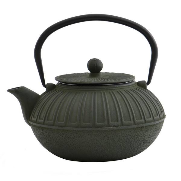 BergHOFF 6.4-Cup Cast Iron Dark Green Teapot