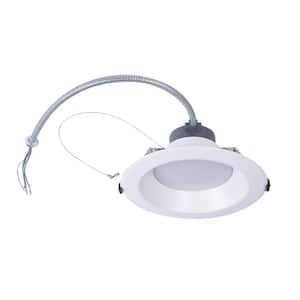10 in. Selectable Lumen Color Temperature Dimmable Integrated LED Recessed Downlight Trim Wet Location 120-Volt-277-Volt
