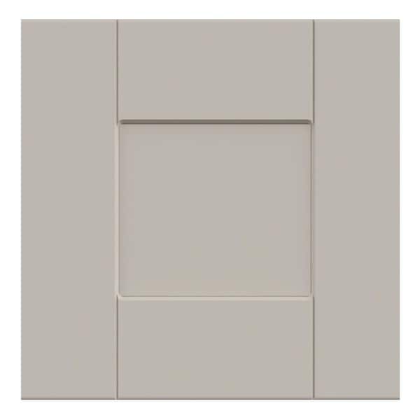 Shaker 11.5 in. W x 0.75 in. D x 11.125 in. H in Dove Gray Cabinet Door Sample