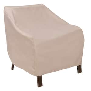 Chalet Water Resistant Outdoor Patio Chair Cover, 27 in. W x 34 in. D x 31 in. H, Beige