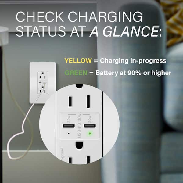 Legrand radiant 15 Amp 125-Volt Tamper-Resistant Duplex Outlet