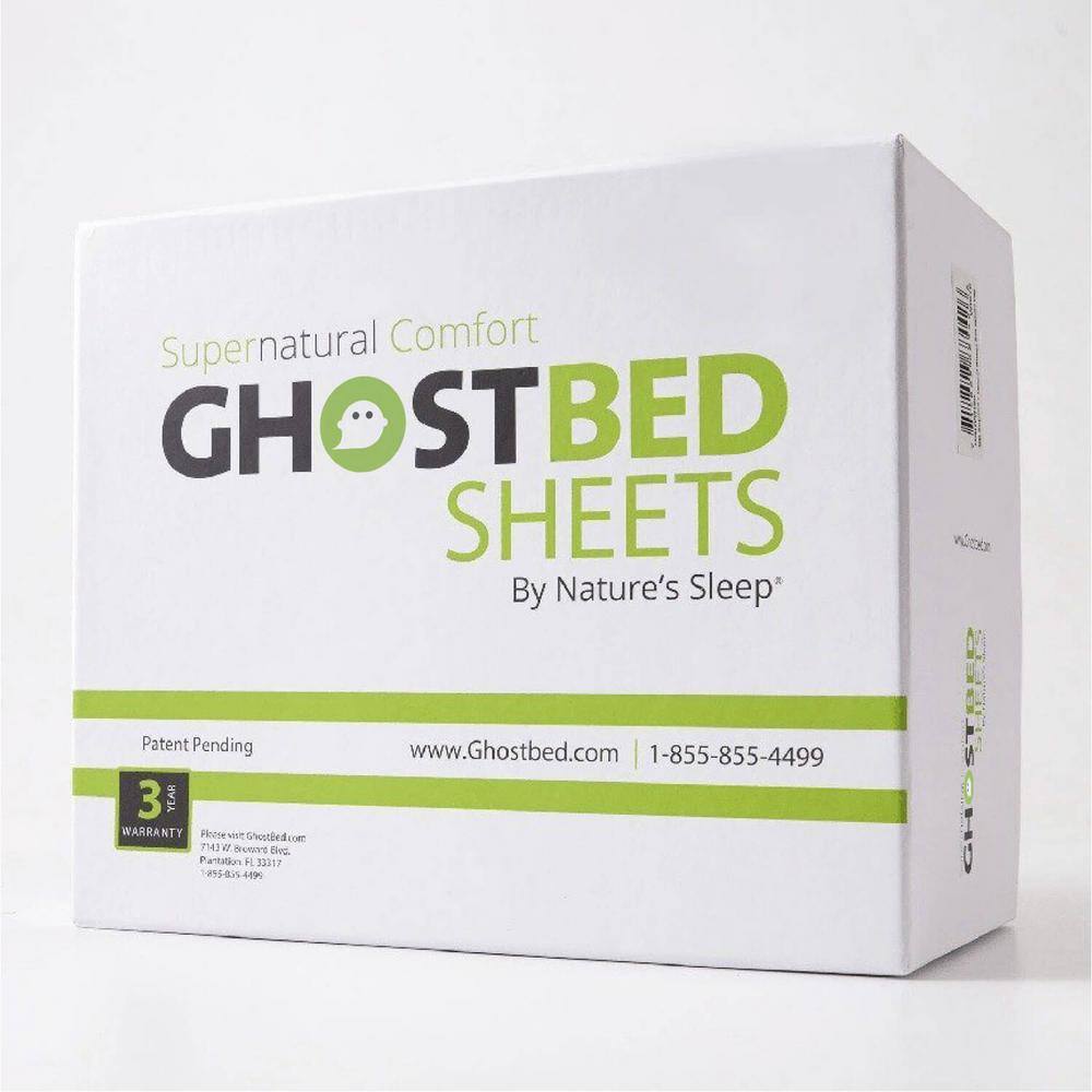 White Twin XL Cotton Percale Deep Pocket Sheet Set