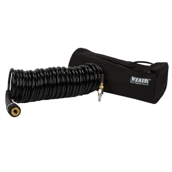 30 ft. Extension Braided Black Coil Hose
