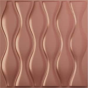 19 5/8 in. x 19 5/8 in. Ariel EnduraWall Decorative 3D Wall Panel, Champagne Pink (12-Pack for 32.04 Sq. Ft.)