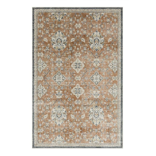 Mohawk Home Iphigenia Dark Orange 2 ft. 11 in. x 5 ft. Area Rug