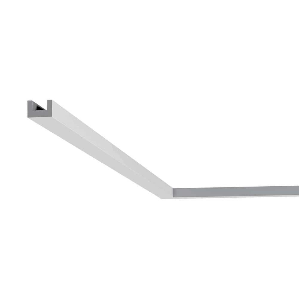 Primed White Polystyrene Crown Moulding Set of 4