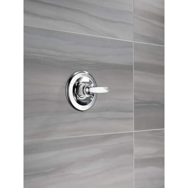 Foundations 1-Handle Wall-Mount Valve Trim Kit in Chrome (Valve Not Included)