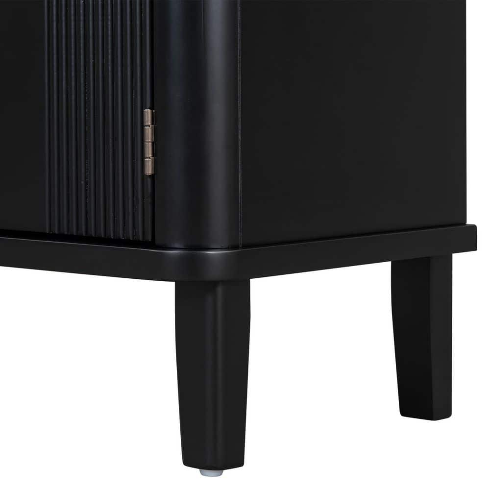 〇２枚セット アイアンデコウッドドアブラック　高さ１５２ｃｍ 黒 2枚セット アイアンデコウッドドアブラック高さ152cm 黒