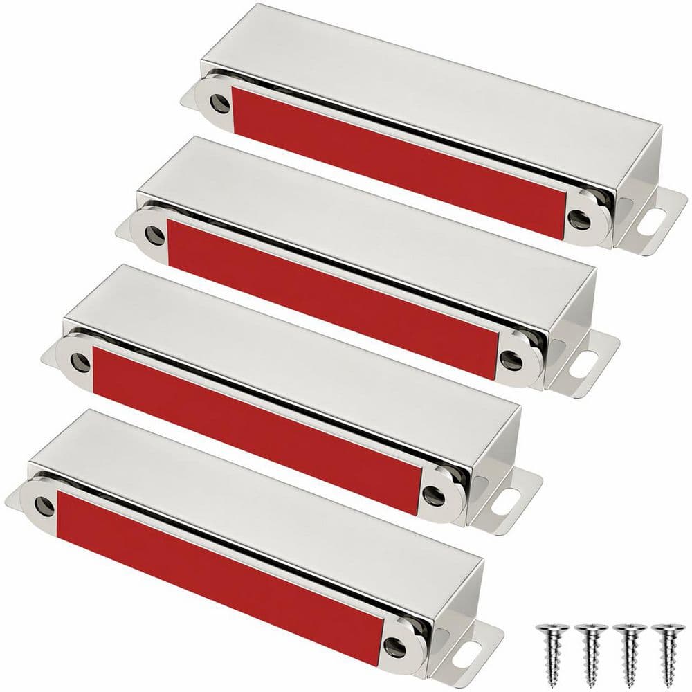 4-Pack Stainless Steel Heavy Duty Magnetic Cabinet Door Catch 90lb Force for Kitchen Cupboard Wardrobe price history on PriceWatchPro