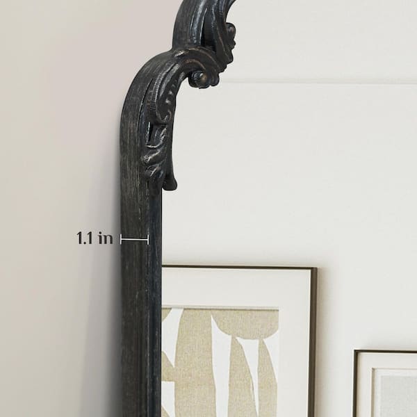 KeonJinn 24 in. H x 36 in. W Framed Rectangular Vintage Mirror