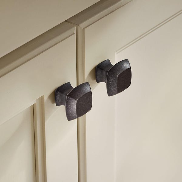 10-Pack Mandara 1-1/4 in. (32 mm) Classic Cocoa Bronze Square Cabinet Knobs