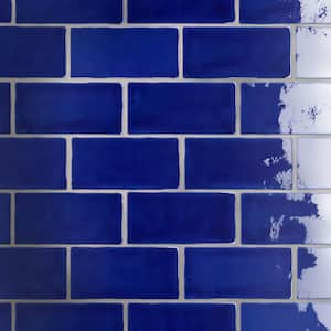 Viva Azul 3 in. x 5 in. Ceramic Wall Tile (10.76 sq. ft./Case)