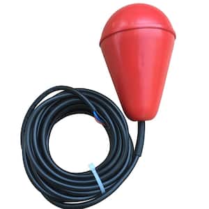 Heavy Duty Float Switch for Use With Sewage, Suspended Solids and Viscous Liquids (20-Foot Cable)