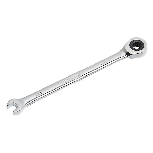 Husky 1/4 in. 12-Point SAE Ratcheting Combination Wrench
