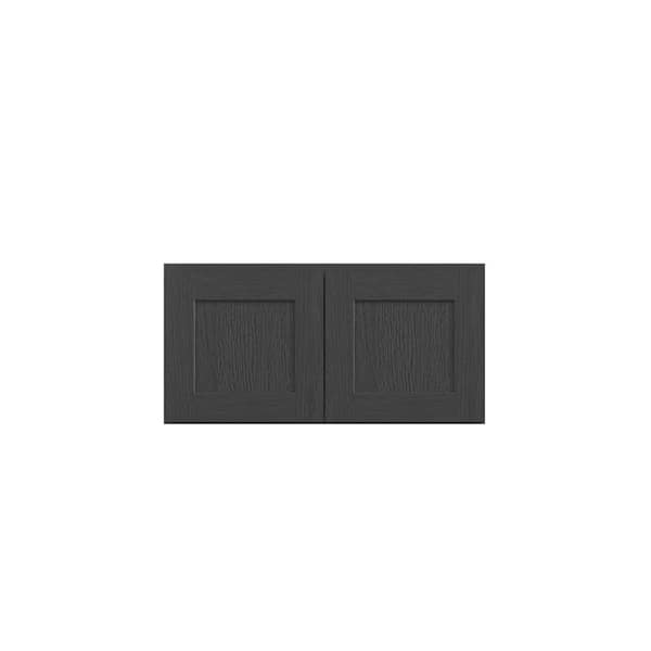 Kunal Kitchens Jamestown Recessed 30 in. W x 15 in. H x 12 in. D in Espresso Plywood Assembled Wall Cabinet