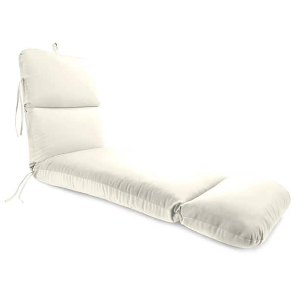 74 in. L x 22 in. W x 5 in. T Rectangular Outdoor Chaise Lounge Cushion in Sand Solid