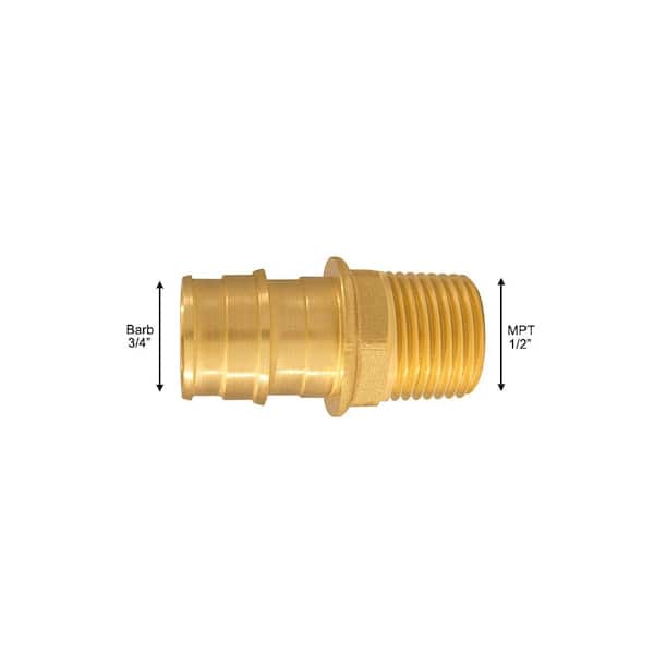Lot De 50 Raccords Legend 1/2" PEX X 1/2" FTG - Réf. 462-613NL - Neuf Sous Blister