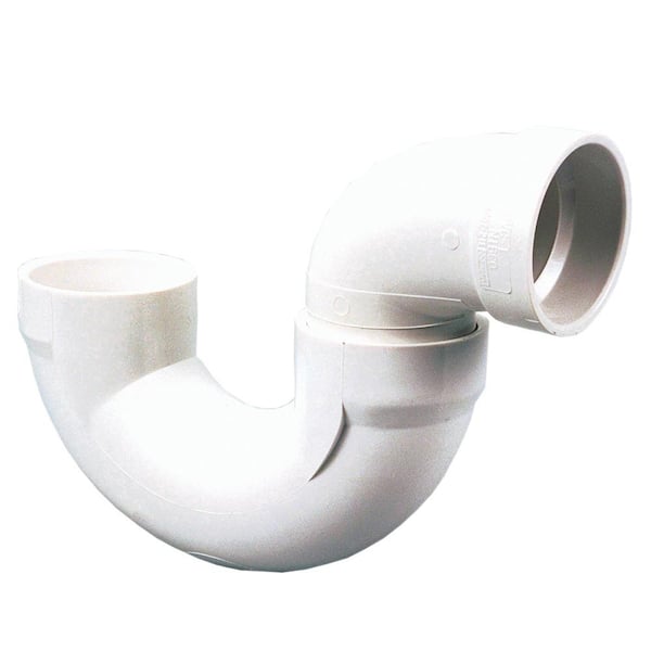 NIBCO 2 in. PVC DWV Hub x Hub P-Trap Fitting