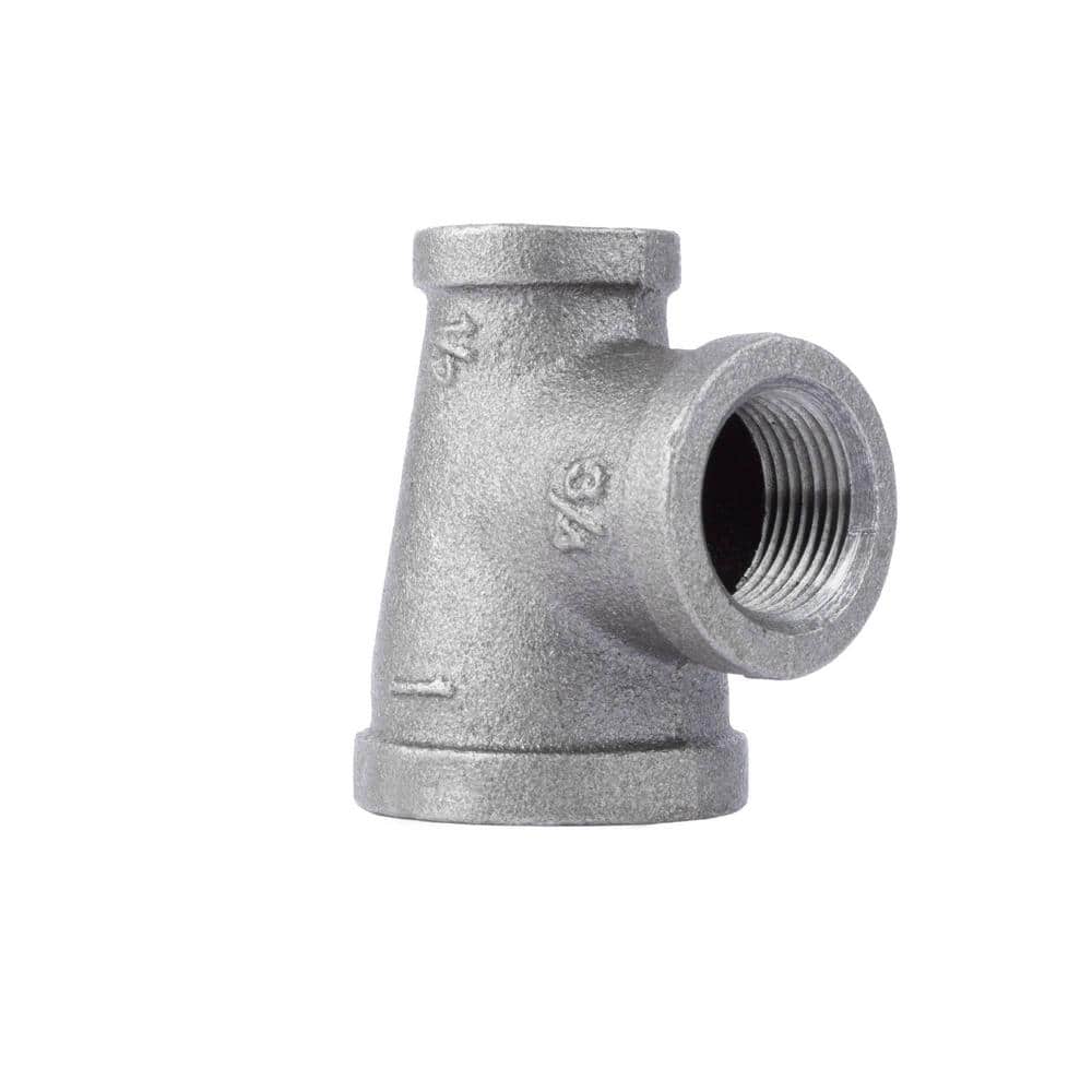 1 in. x 1/2 in. x 3/4 in. Black Iron Reducing Tee price history on PriceWatchPro