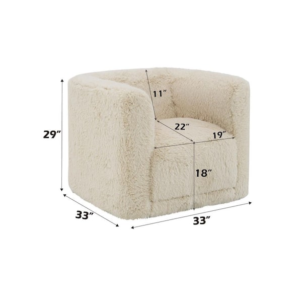 Acme Furniture Upendo Beige Yakety Yak Sand Fabric Arm Chair (Set