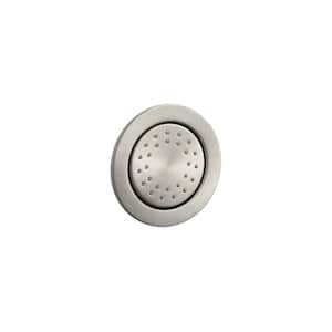 WaterTile Round 27-Nozzle 1.0 GPM Body Spray in Vibrant Brushed Nickel
