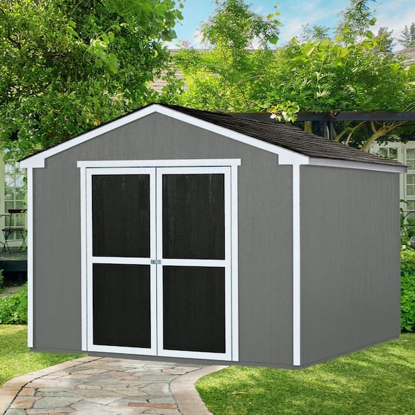 Handy Home Products Princeton Do-It-Yourself 10 ft. x 10 ft. Outdoor Ranch  Wood Storage Shed with Smartside Siding (100 sq. ft.) 18250-1 - The Home  Depot