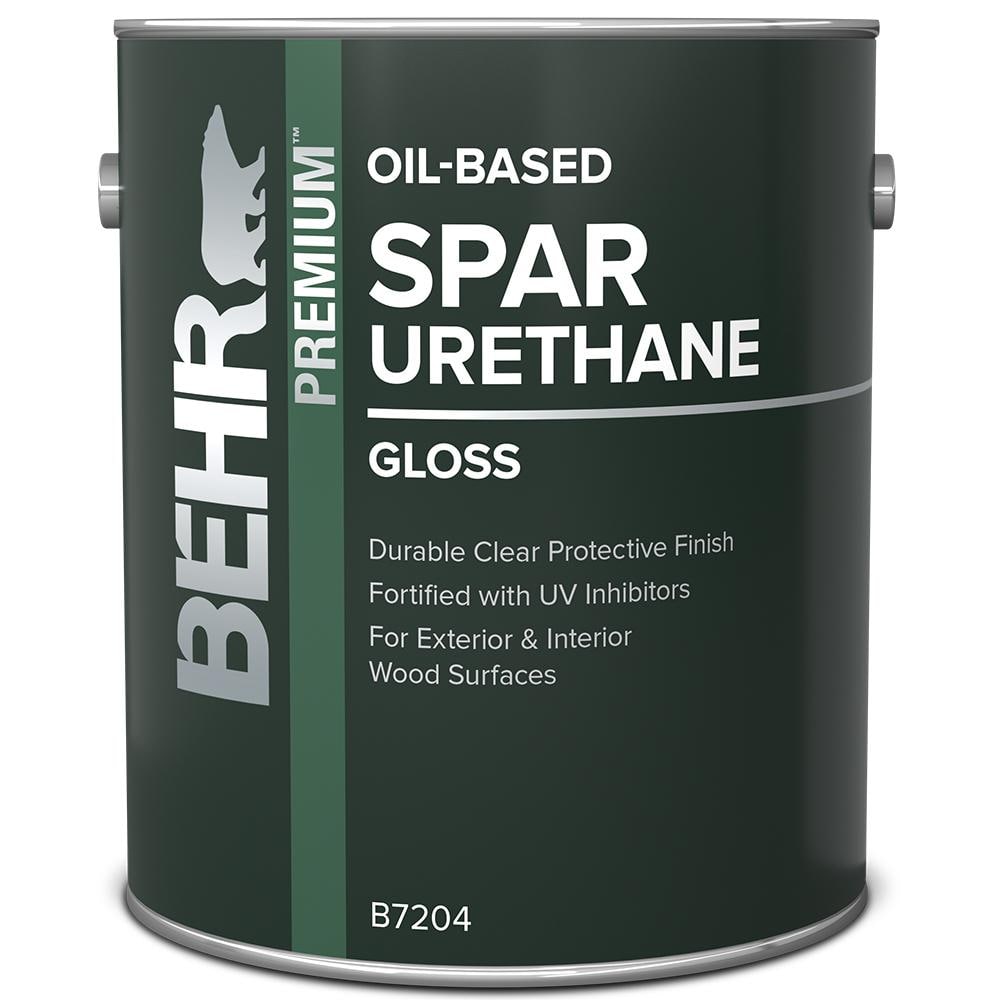 1 gal. Gloss Clear Oil-Based Interior/Exterior Spar Urethane Wood Sealer