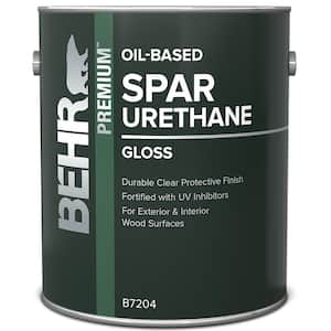 1 gal. Gloss Clear Oil-Based Interior/Exterior Spar Urethane Wood Sealer