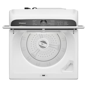 5.2- 5.3 cu.ft. Top Load Washer in White with Removable Agitator