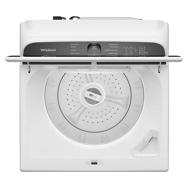 5.2- 5.3 cu.ft. Top Load Washer in White with Removable Agitator