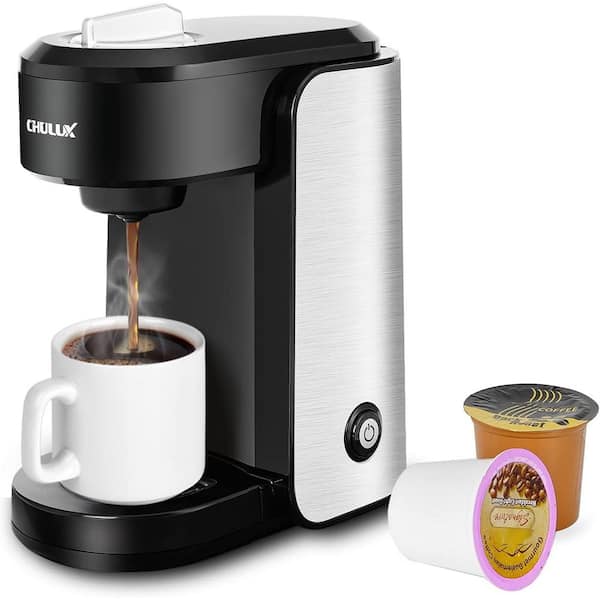 Grind and Go Plus Coffee Maker, Automatic Single-Serve Coffee Machine with  16-Oz