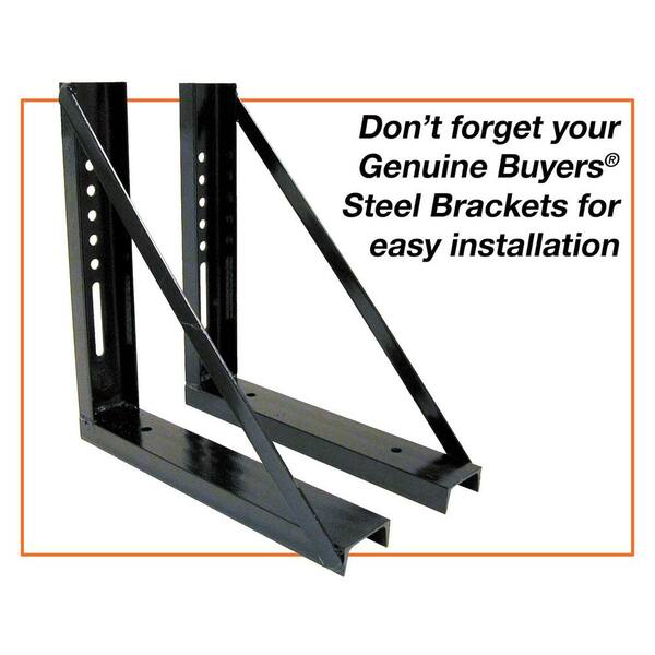 BUYERS PRODUCTS 14 in. x 12 in. x 30 in. Gloss Black Diamond