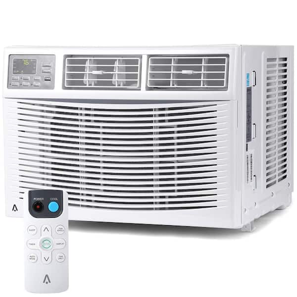 Garvee 12,000 BTU (DOE) 115-Volts Window AC Unit Cools 550 sq. ft. with Remote/APP Control and ECO Mode in White