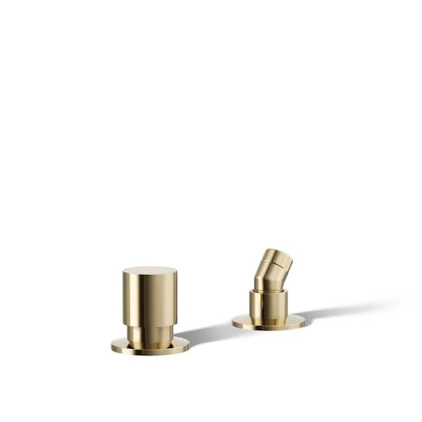 KOHLER Components Deck-Mount Handshower Holder And 2-Way Diverter Valve in Vibrant French Gold