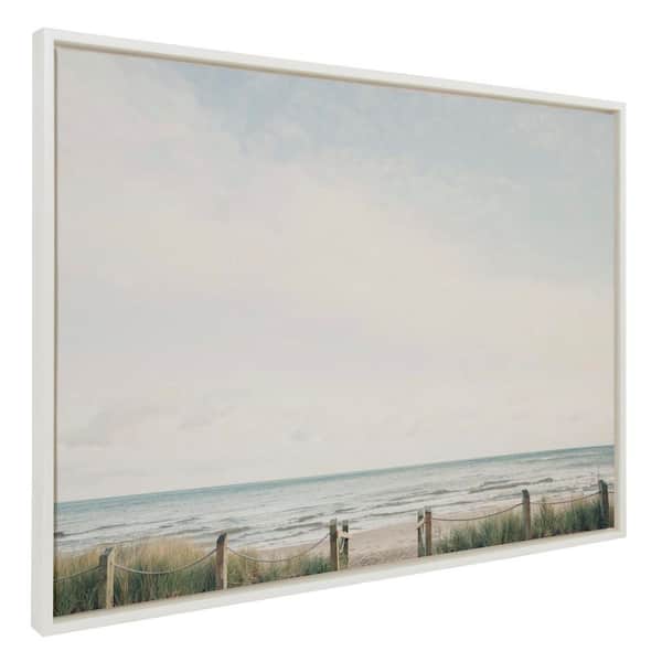 Sylvie "Pale Sky" by Emiko and Mark Franzen of F2Images White Framed Art Print 38 in. x 28 in.