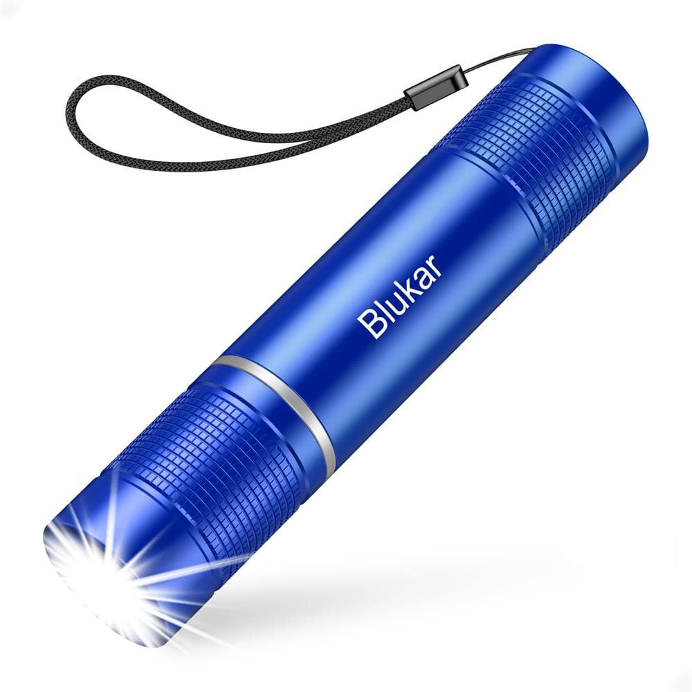 Portable Blue 3.7 Volt 2000 Lumen LED Rechargeable Flashlight Handheld Worklight Battery Operated 4.45 in. Tool Only price history on PriceWatchPro