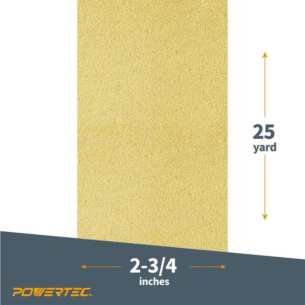 2-3/4" x 27-1/2 YD PSA Sandpaper 400 Grit Roll 