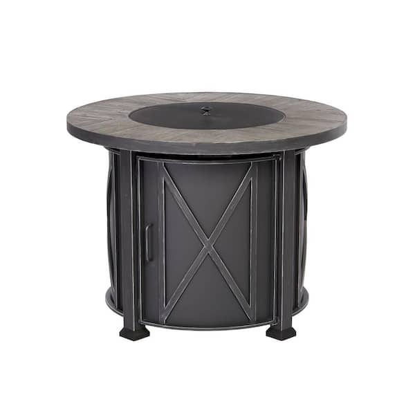 Hampton Bay Park Canyon 35 In Round, Hampton Bay Outdoor Fire Pit Table