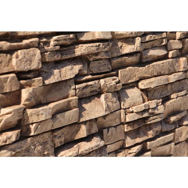TRITAN BP Lightning Ridge 48 in. x 24 in. Faux Stone Siding Panel