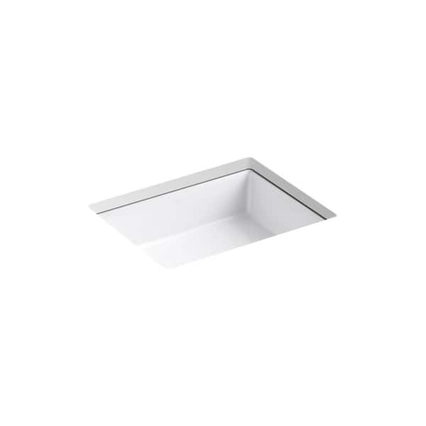 Verticyl 19-3/4 in. Rectangle Undermount Bathroom Sink in White