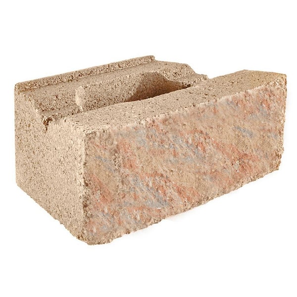 Pavestone RockWall Small 4 in. x 11.75 in. x 6.75 in. Palomino Concrete Retaining Wall Block