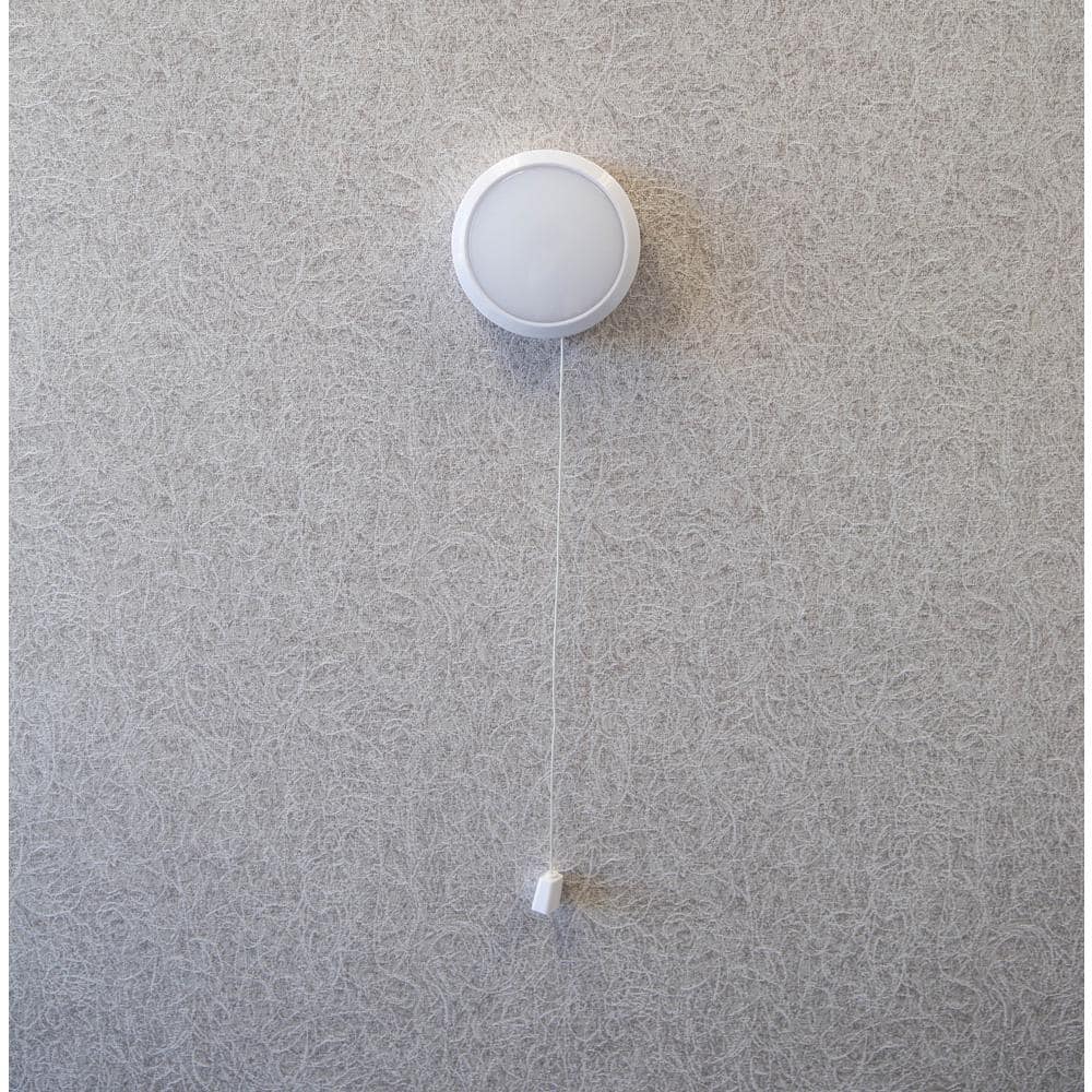 Westek White LED Pull String Utility Light