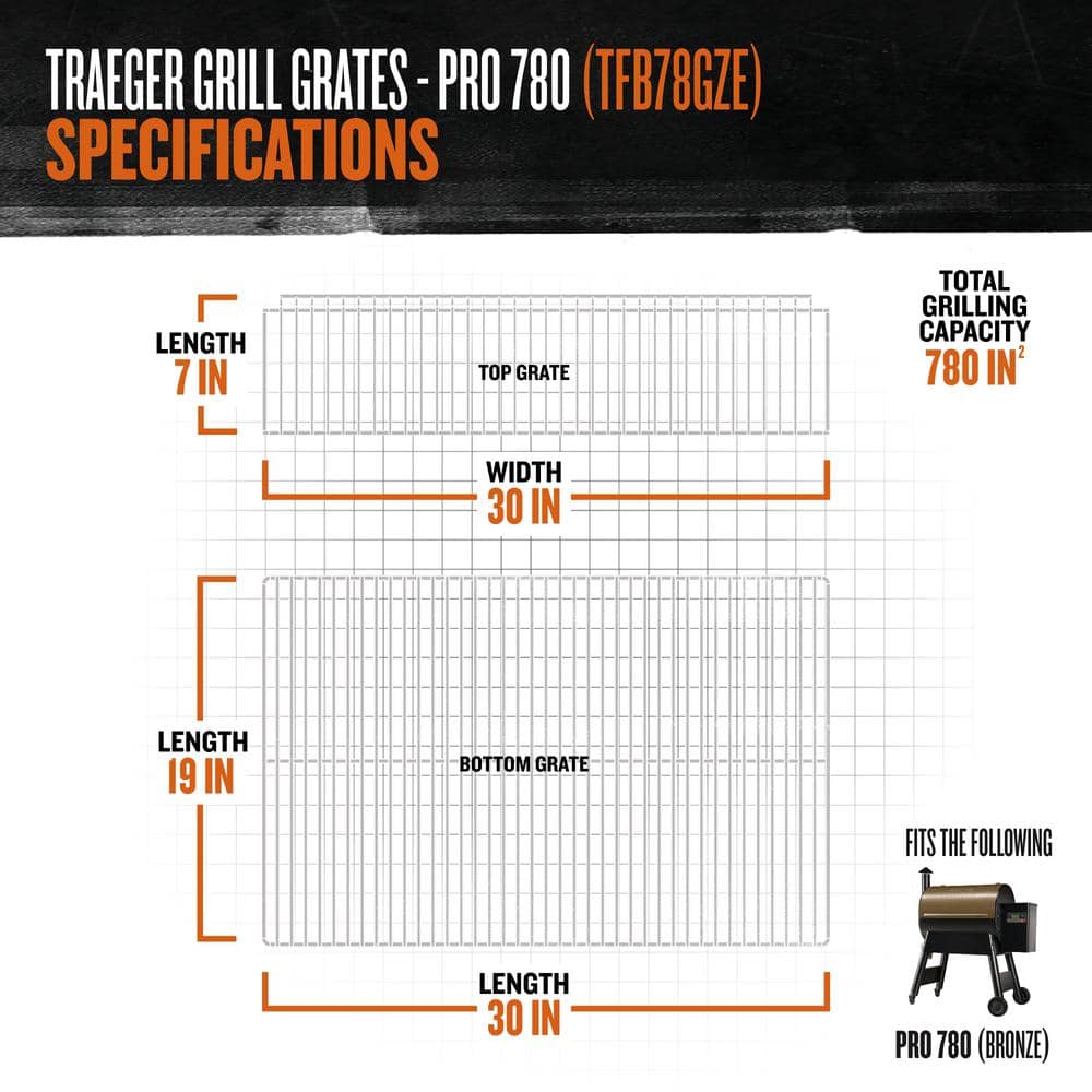 Traeger Pro 780 Bronze Wood Pellet Grill with WiFIRE Technology