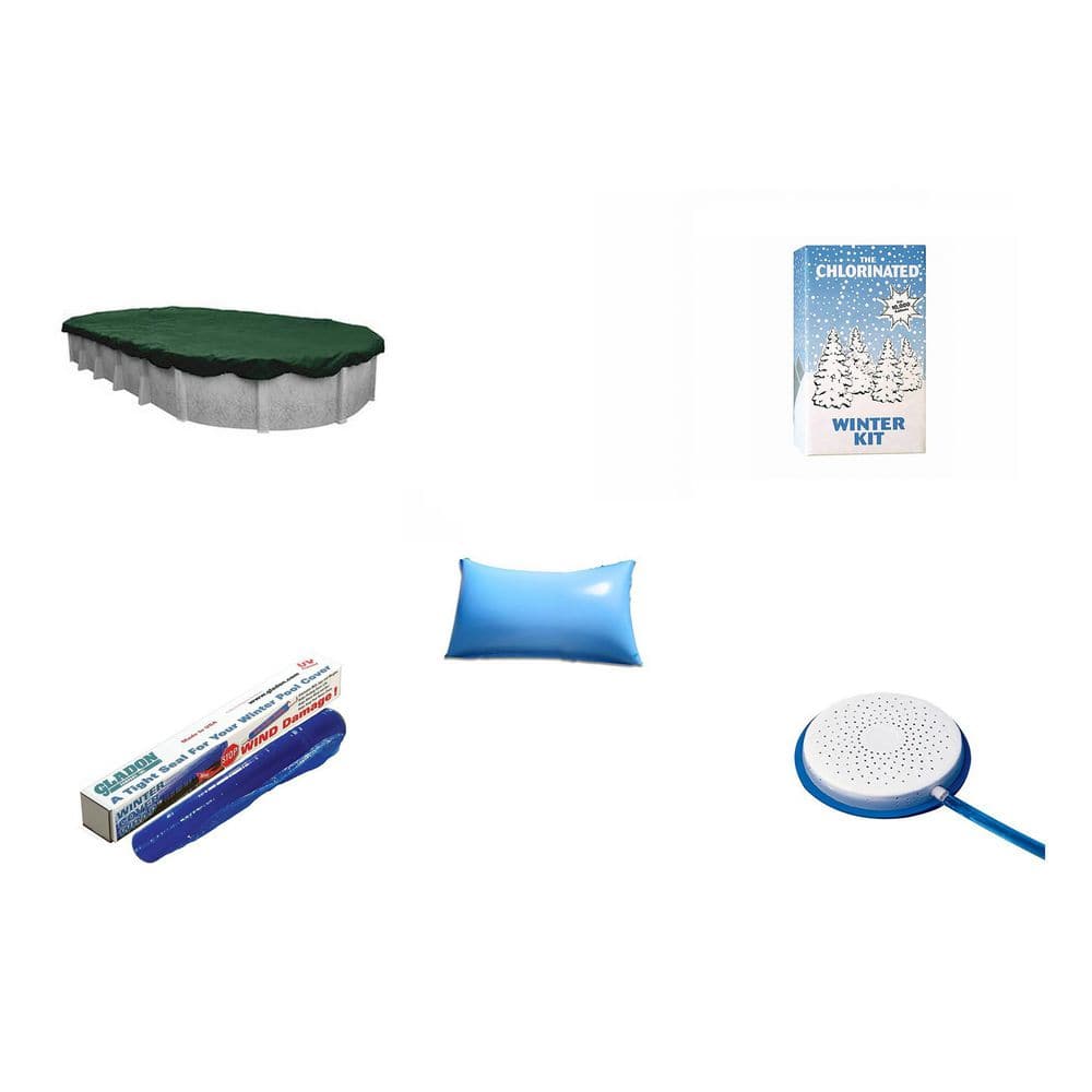 THD Gold Winter Maintenance Kit for 16 ft. x 24 ft. or 16 ft. x 25 ft. Oval Above Ground pools with several contents price history on PriceWatchPro