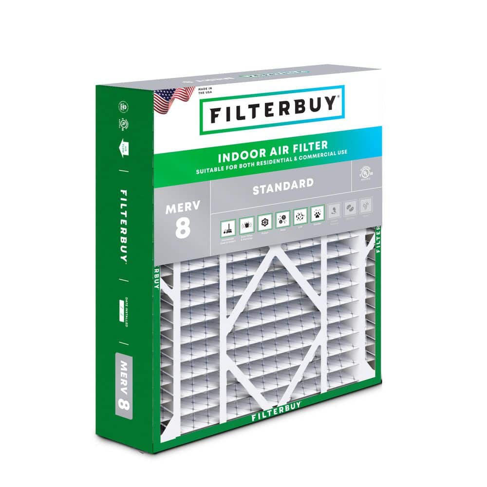 21 in. x 24.5 in. x 5 in. MERV 8 (FPR 5) Dust Defense Pleated HVAC AC Furnace Air Filters for Rheem & Ruud (1-Pack) price history on PriceWatchPro