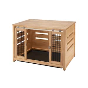 40 in. Pet Crate Accent Table - Natural