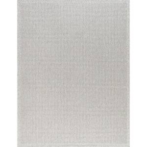 Denver Basketweave Taupe 8 ft. x 10 ft. Indoor/Outdoor Area Rug