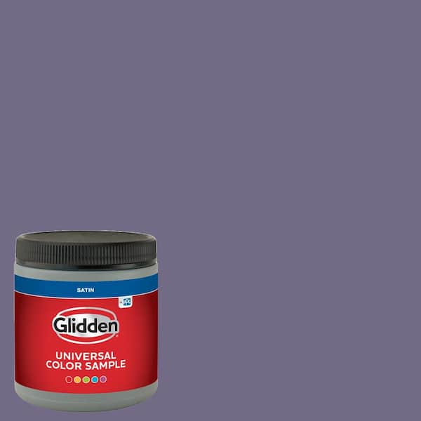 Glidden 8 oz. PPG1174-6 Purple Rain Satin Interior Paint Sample