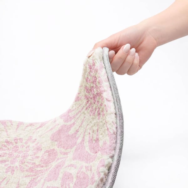 Dream Shag Premium Machine Washable Abstract ADS551 Pink 2 ft. x 3 ft. Accent Rug